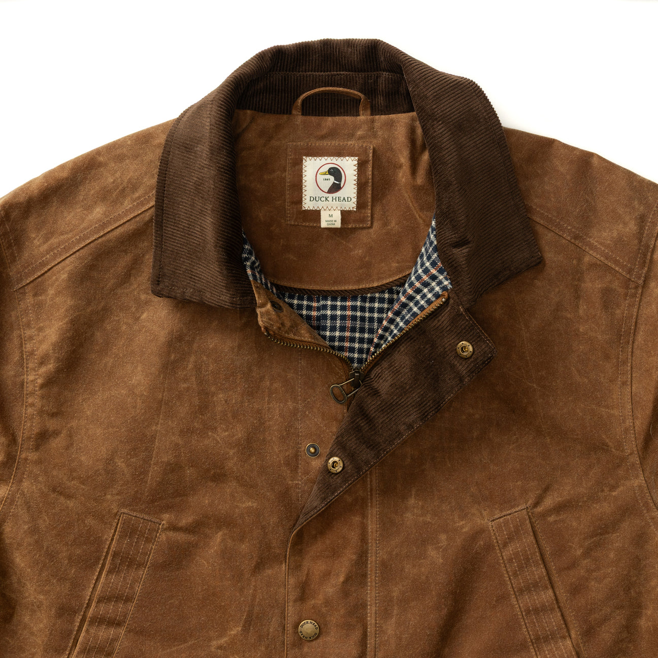 Waxed Duck Canvas Jacket - Buckskin