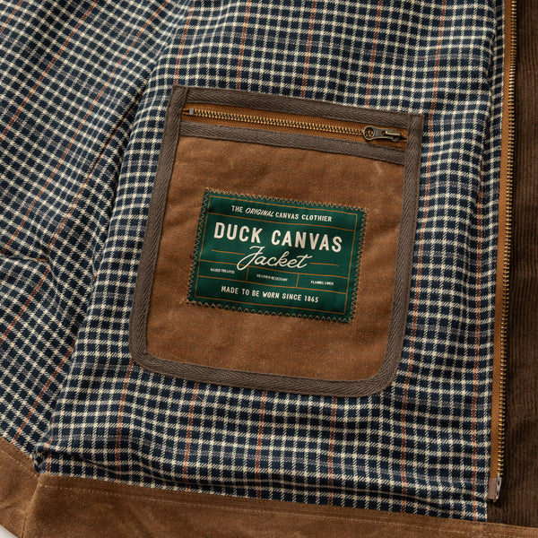 Waxed Duck Canvas Jacket - Buckskin