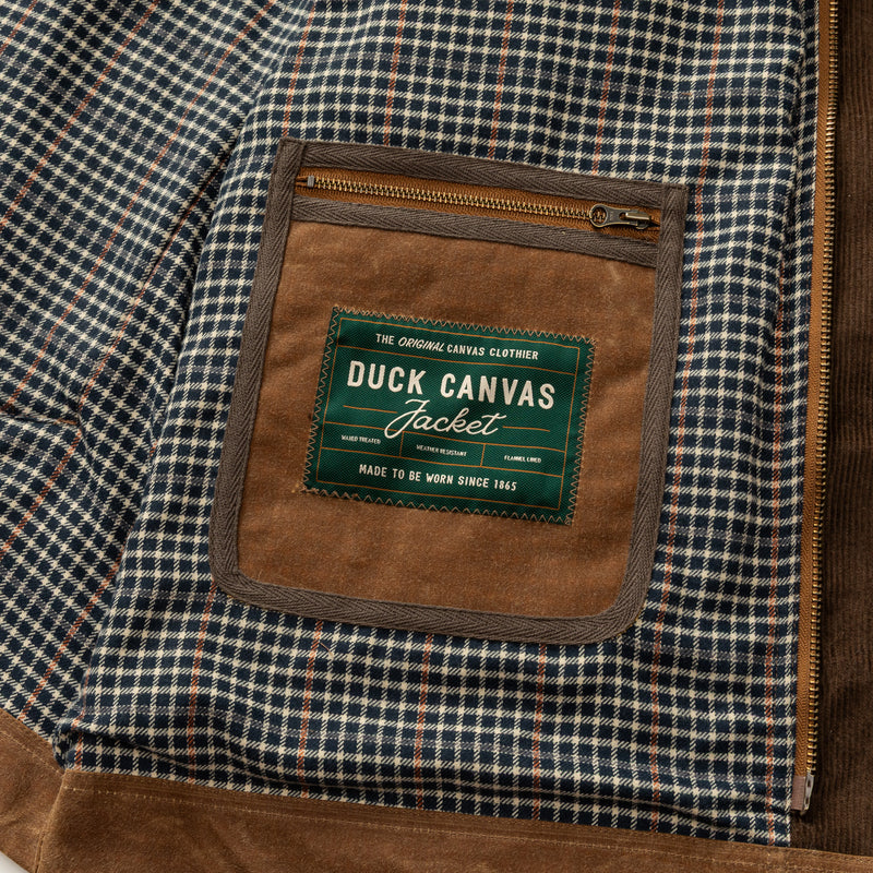 Waxed Duck Canvas Jacket - Buckskin