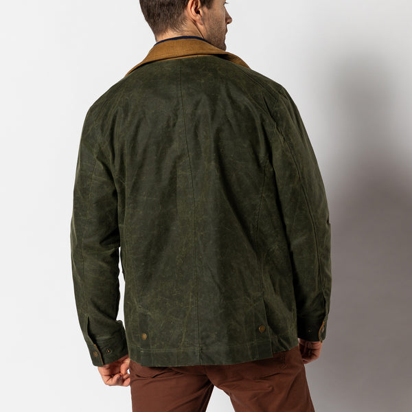 Waxed Duck Canvas Jacket - Deep Olive