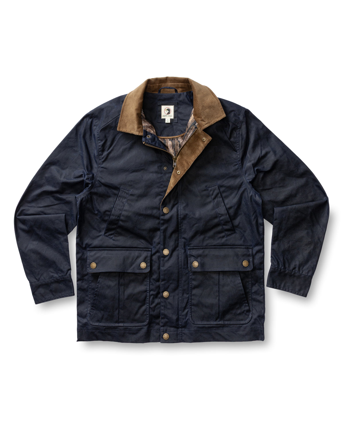 Realtree Waxed Duck Canvas Jacket - Deep Navy