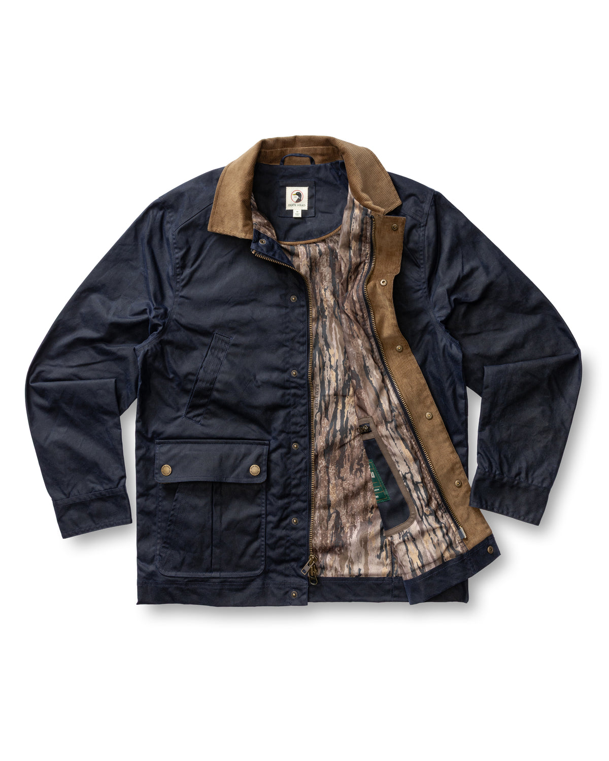 Realtree Waxed Duck Canvas Jacket - Deep Navy