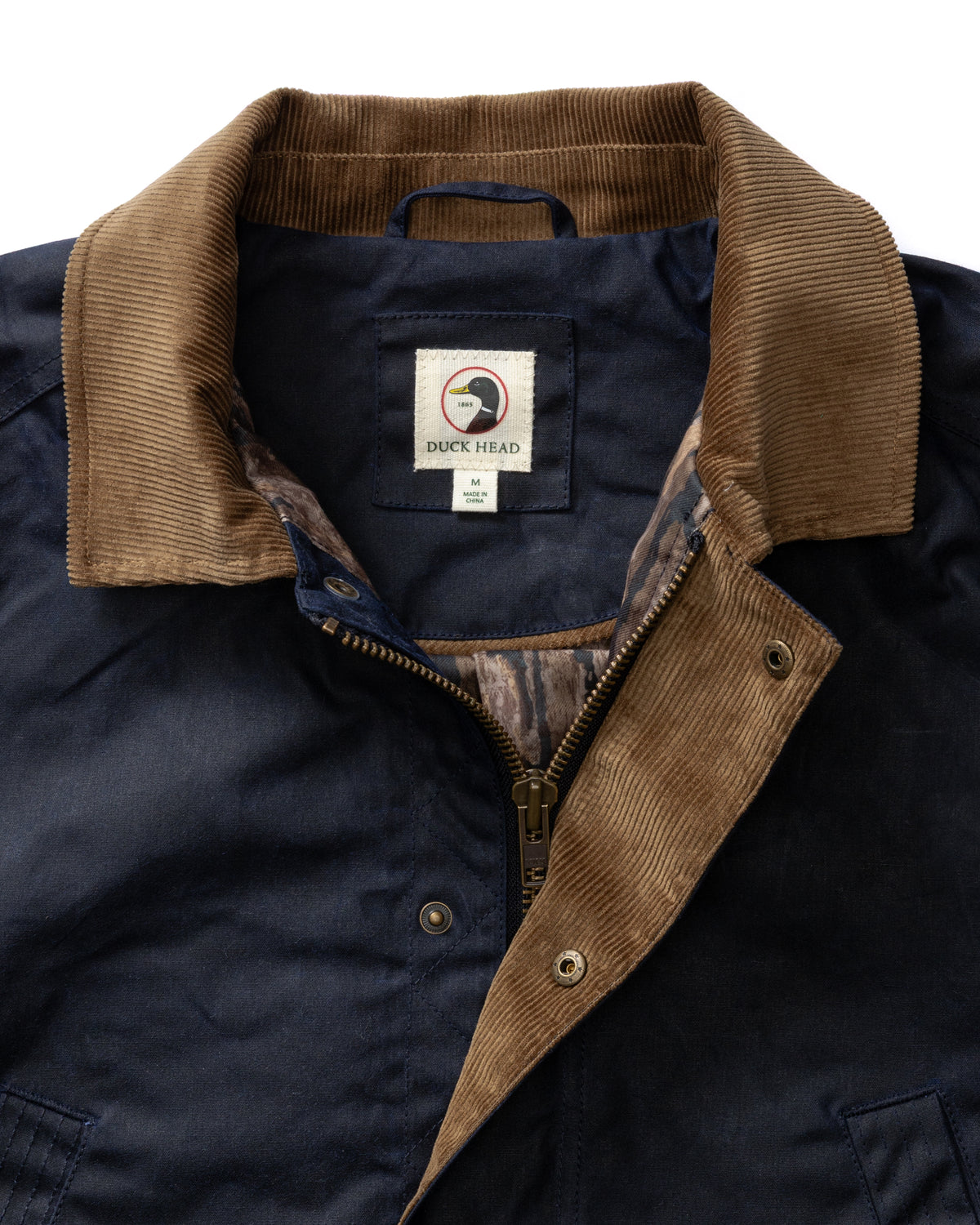 Realtree Waxed Duck Canvas Jacket - Deep Navy