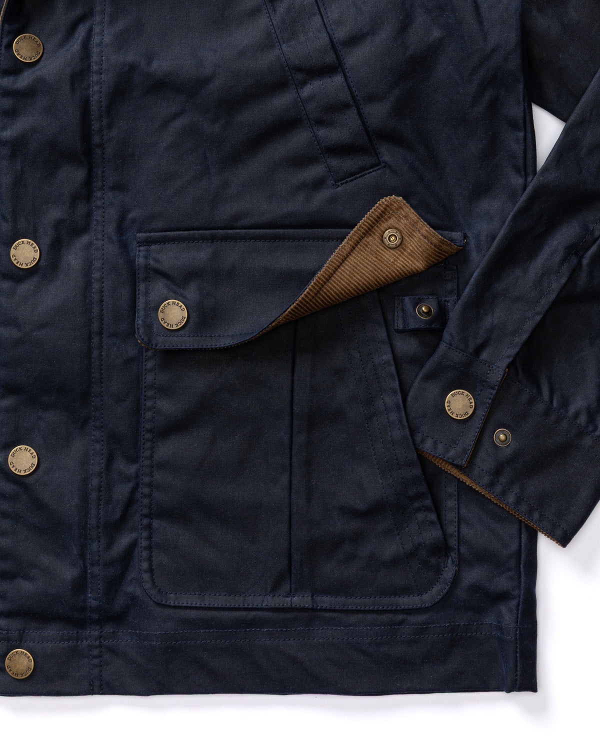 Realtree Waxed Duck Canvas Jacket - Deep Navy