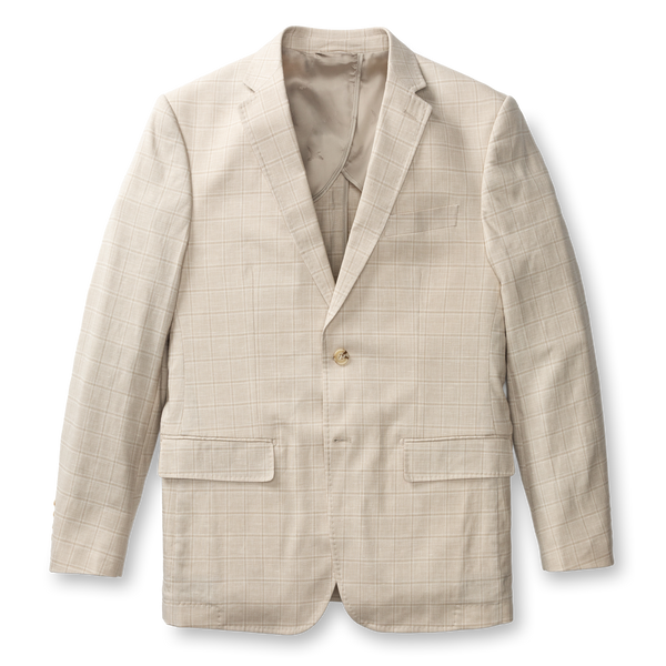 Hastings Plaid Sport Coat - Tan