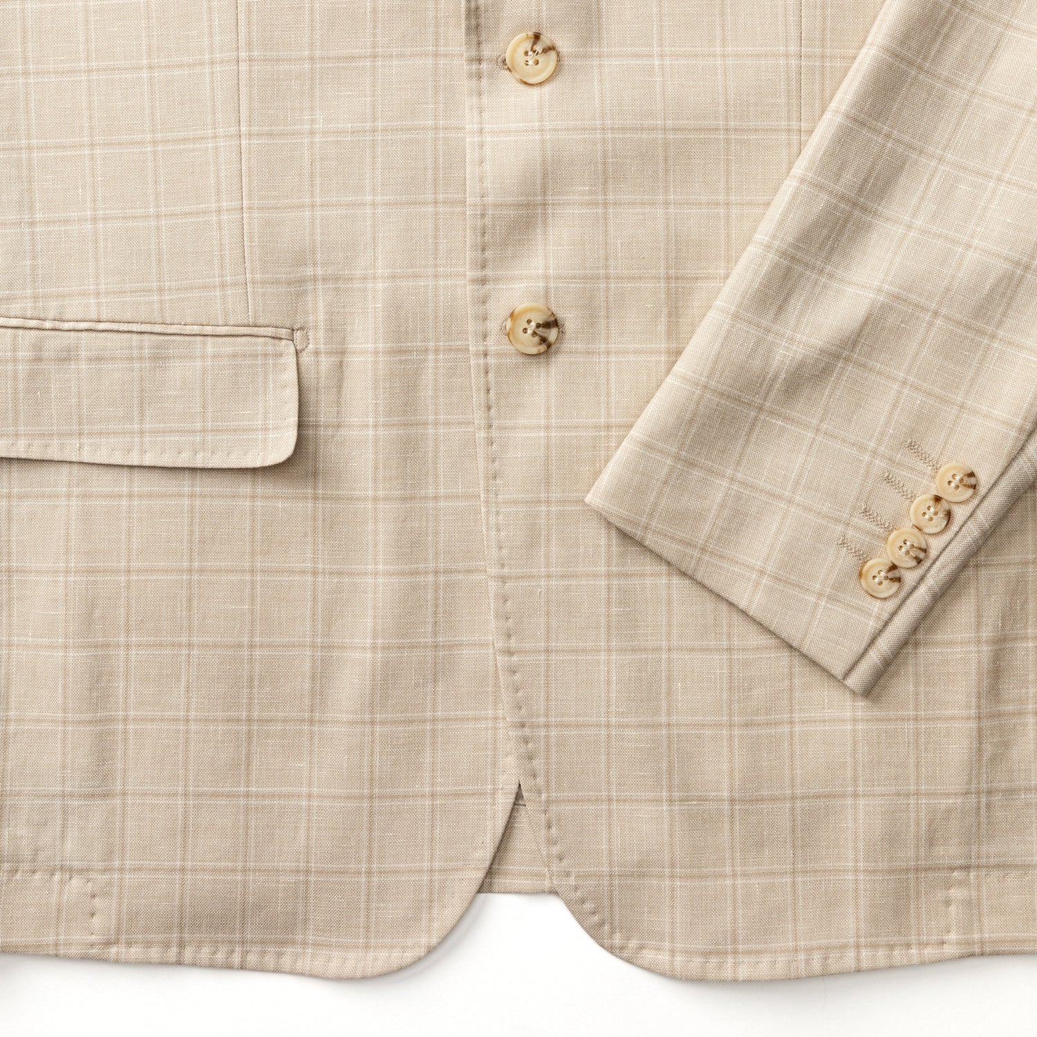 Hastings Plaid Sport Coat - Tan