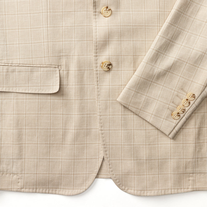 Hastings Plaid Sport Coat - Tan