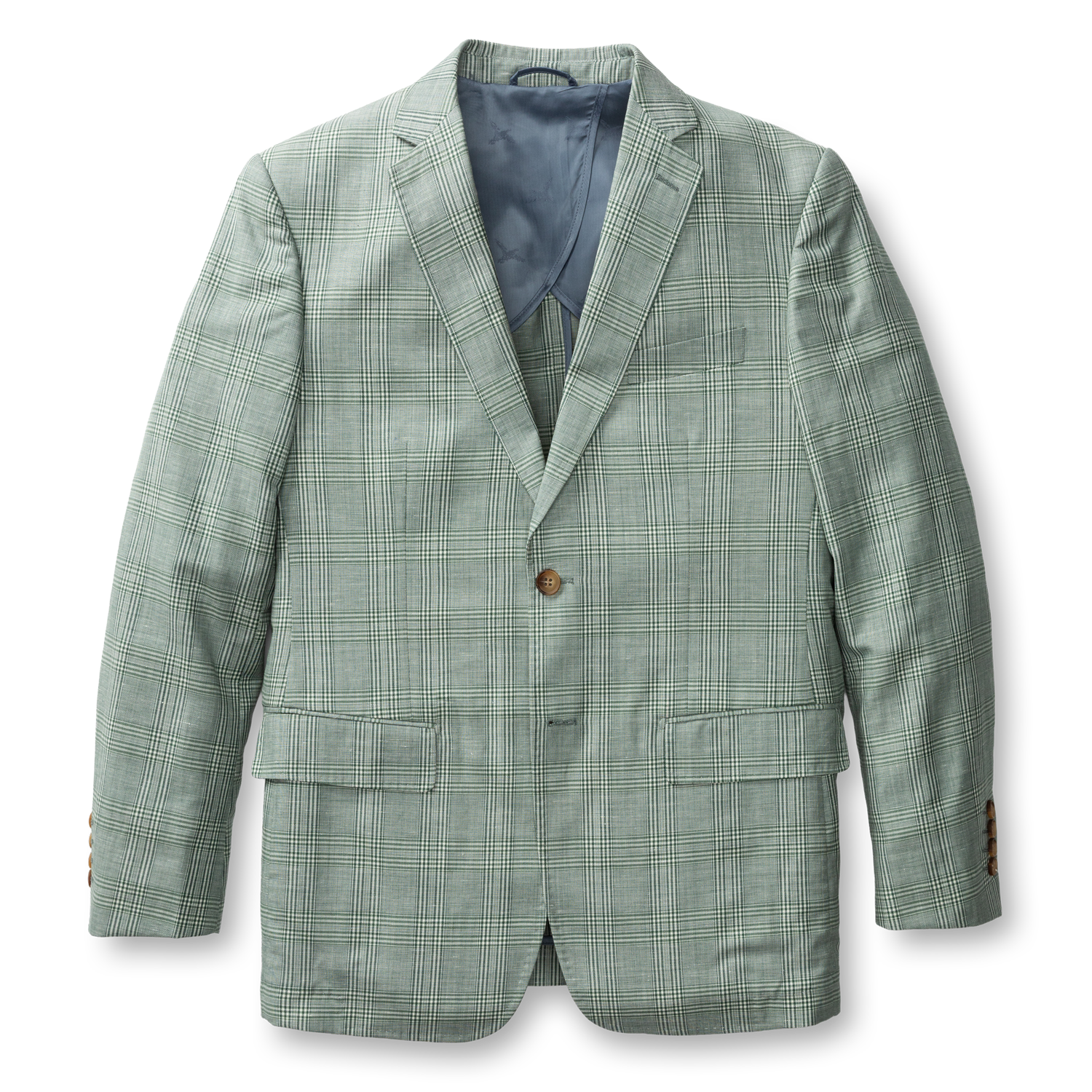 Langdon Plaid Sport Coat - Hunter Green