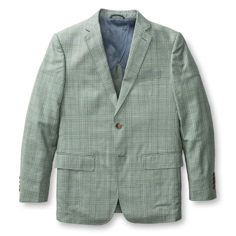 Langdon Plaid Sport Coat - Hunter Green