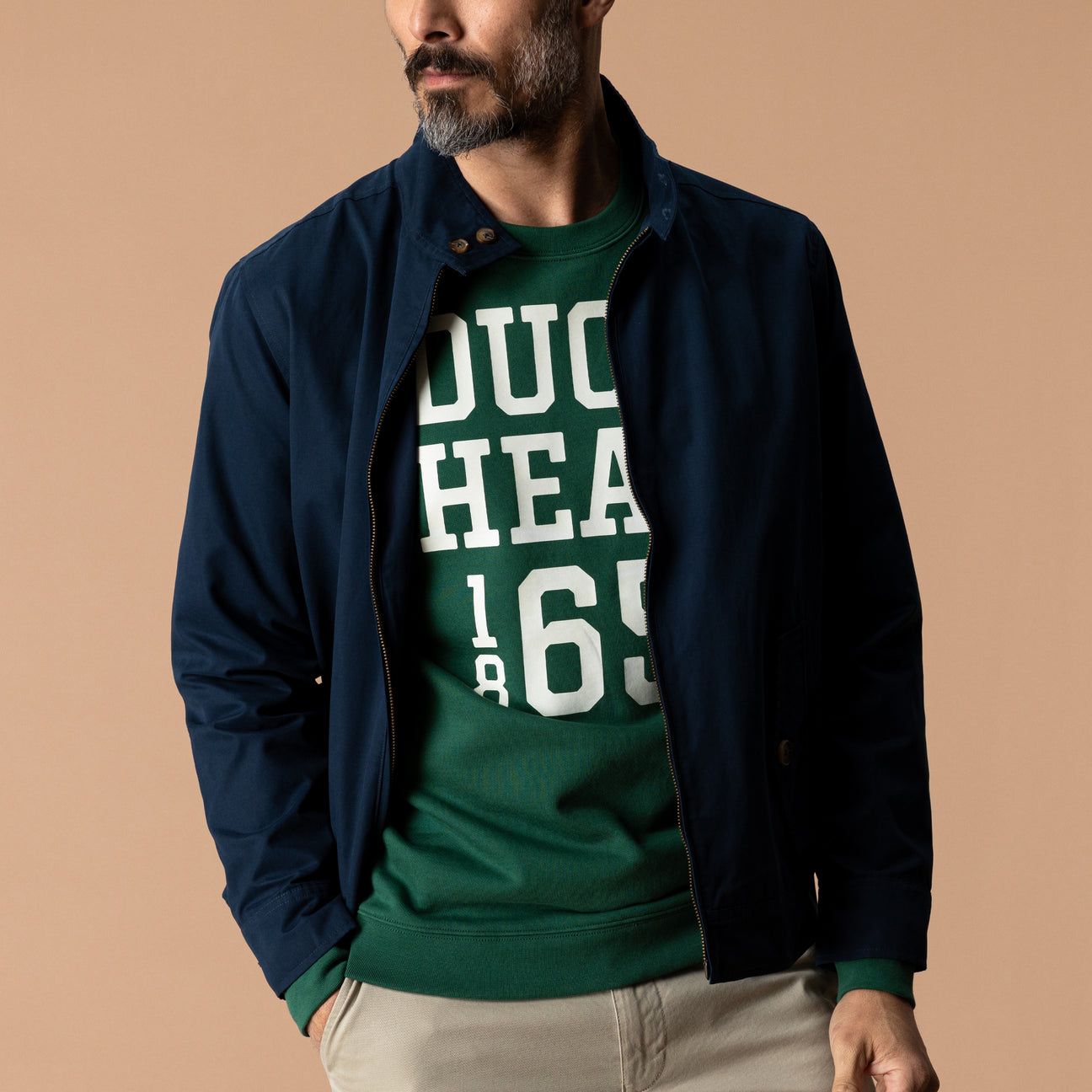 Duck Head Denim Co. Harrington Jacket - Navy
