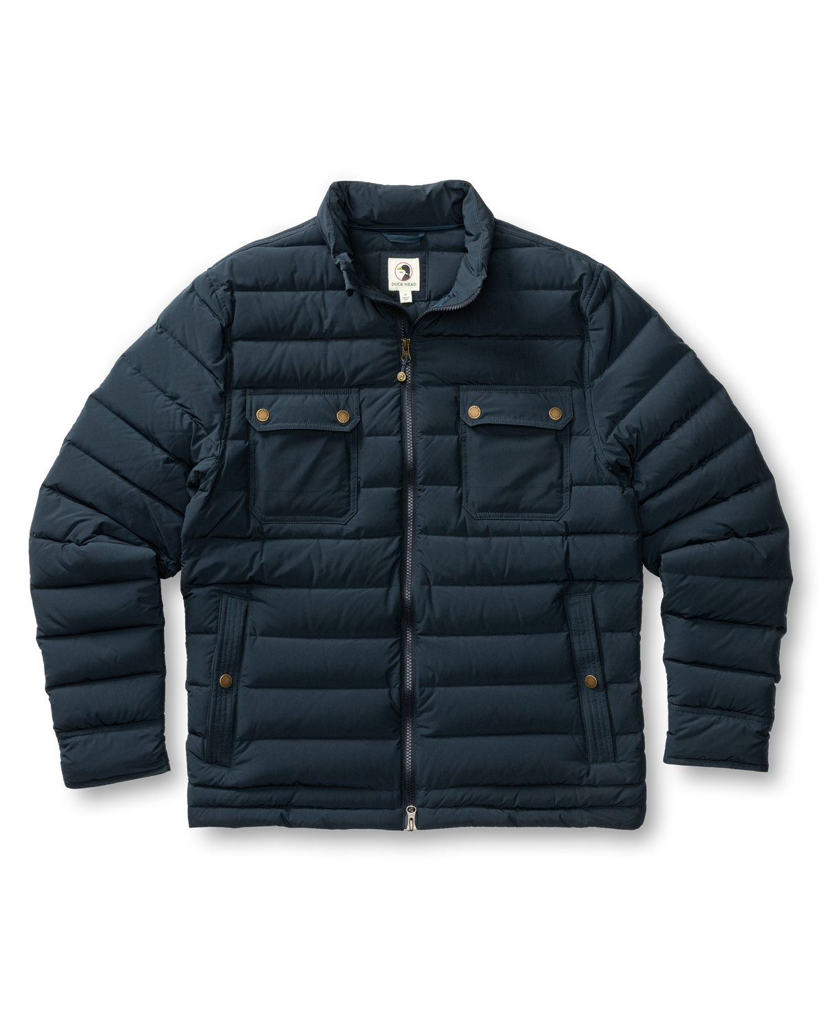 Atherton Down Quilted Jacket - Carbon Navy