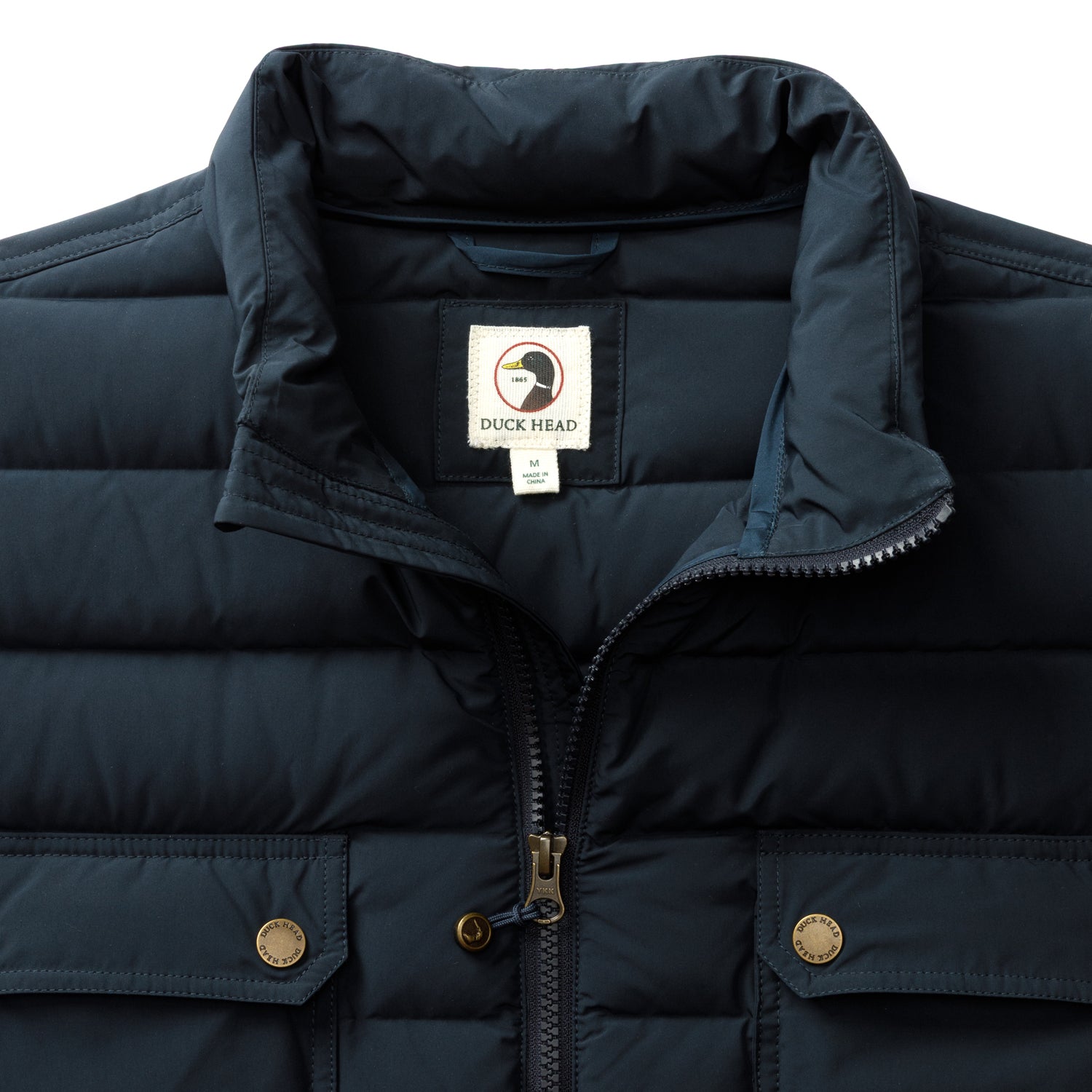 Atherton Down Quilted Jacket - Carbon Navy