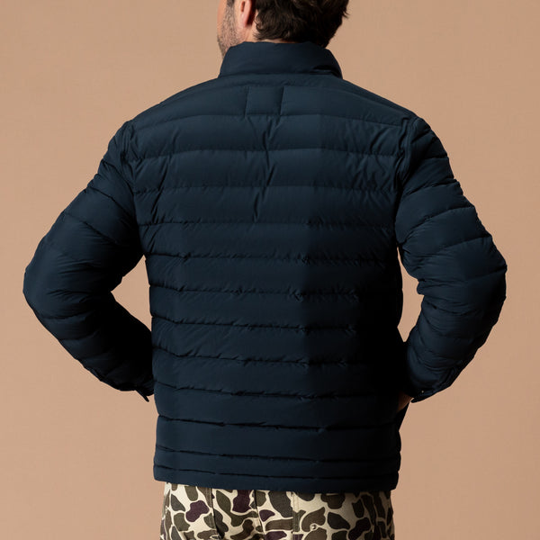 Atherton Down Quilted Jacket - Carbon Navy