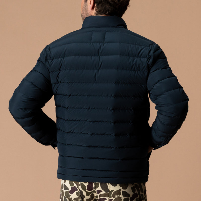 Atherton Down Quilted Jacket - Carbon Navy