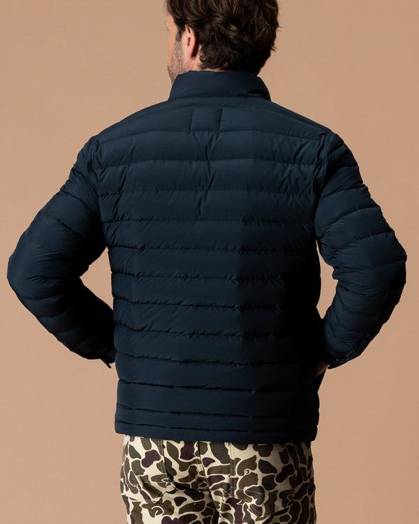 Atherton Down Quilted Jacket - Carbon Navy
