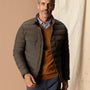 Atherton Down Quilted Jacket - Crocodile Brown