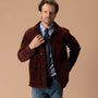 Corduroy Chore Coat - Burgundy Brown
