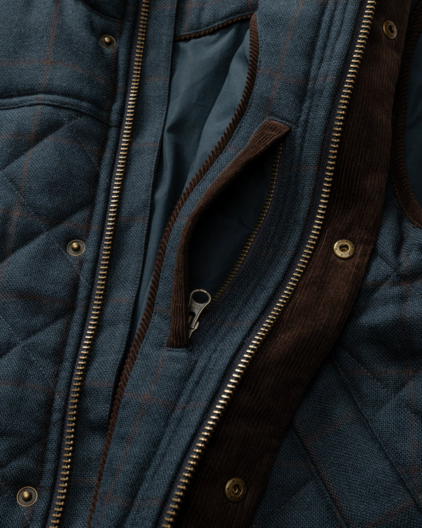 Clairmont Quilted Vest - Coming Soon - Carbon Navy