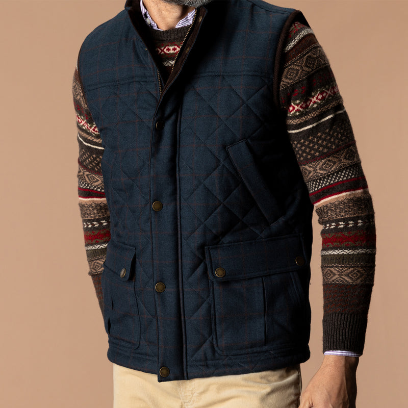 Clairmont Quilted Vest - Coming Soon - Carbon Navy