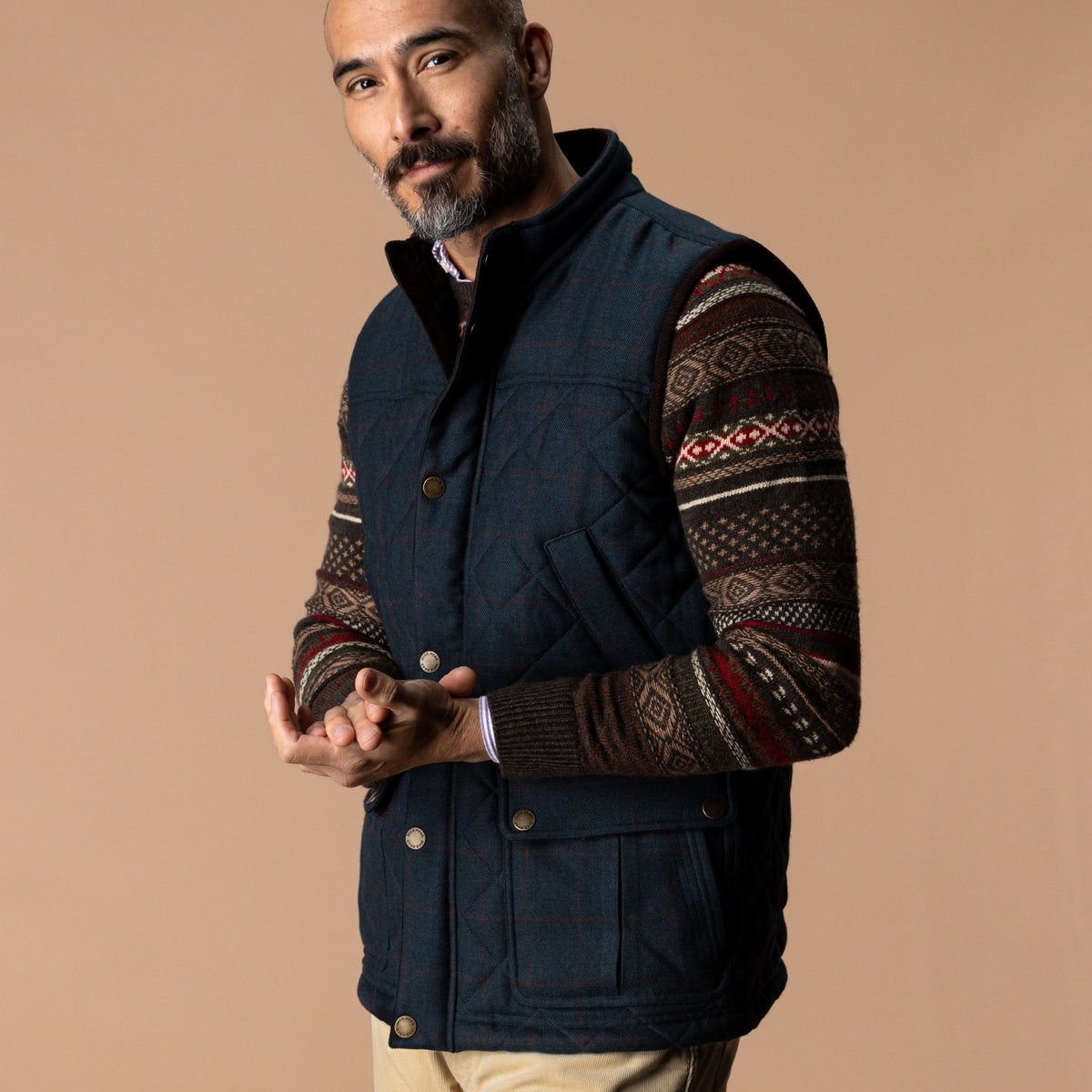 Clairmont Quilted Vest - Coming Soon - Carbon Navy