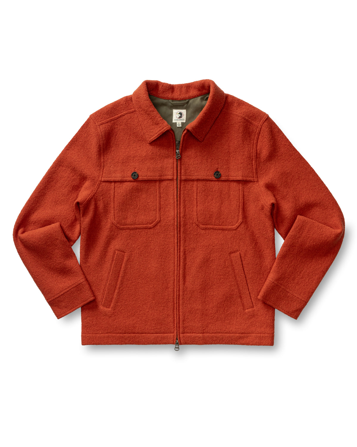 Realtree Boiled Wool Jacket - Burnt Sienna