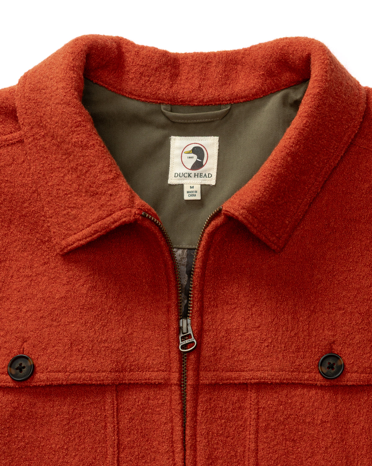 Realtree Boiled Wool Jacket - Burnt Sienna