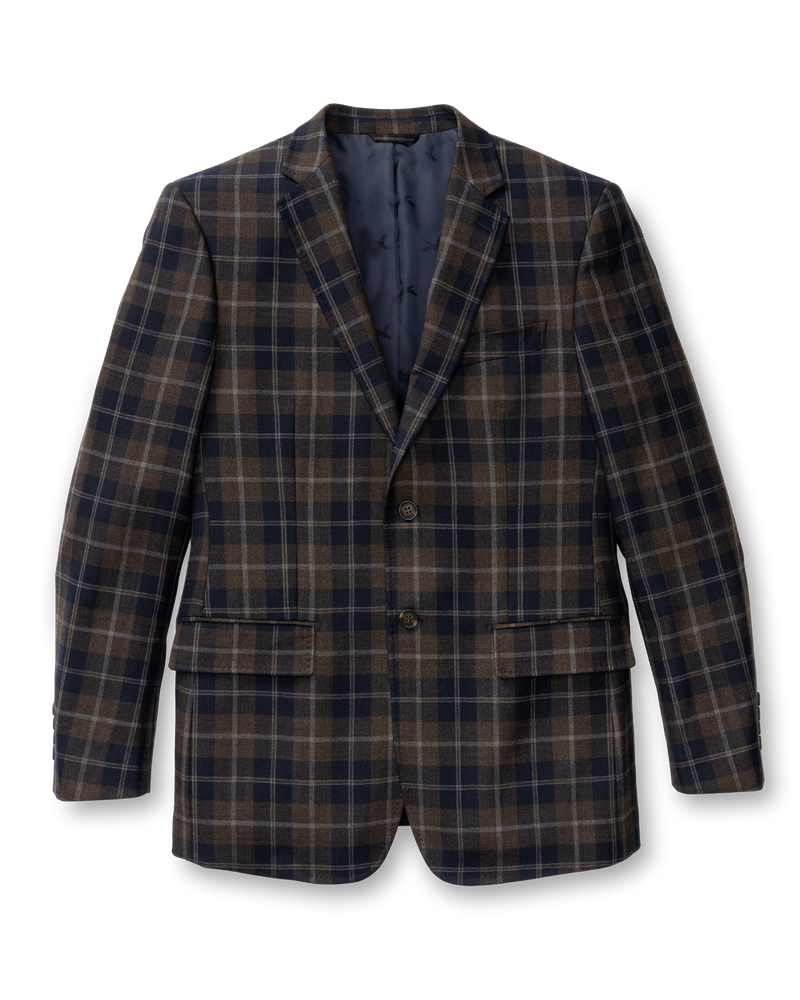 Sutherland Plaid Sport Coat - Coming Soon - Deep Navy