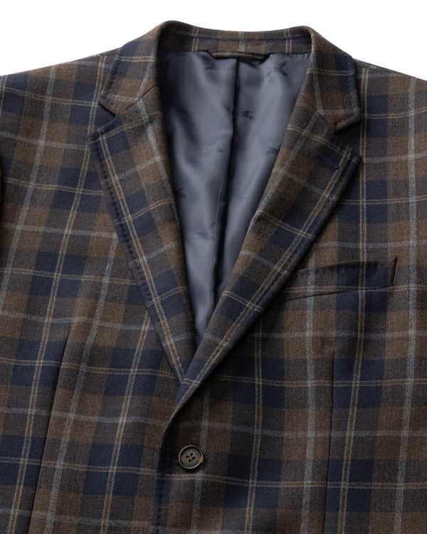 Sutherland Plaid Sport Coat - Coming Soon - Deep Navy