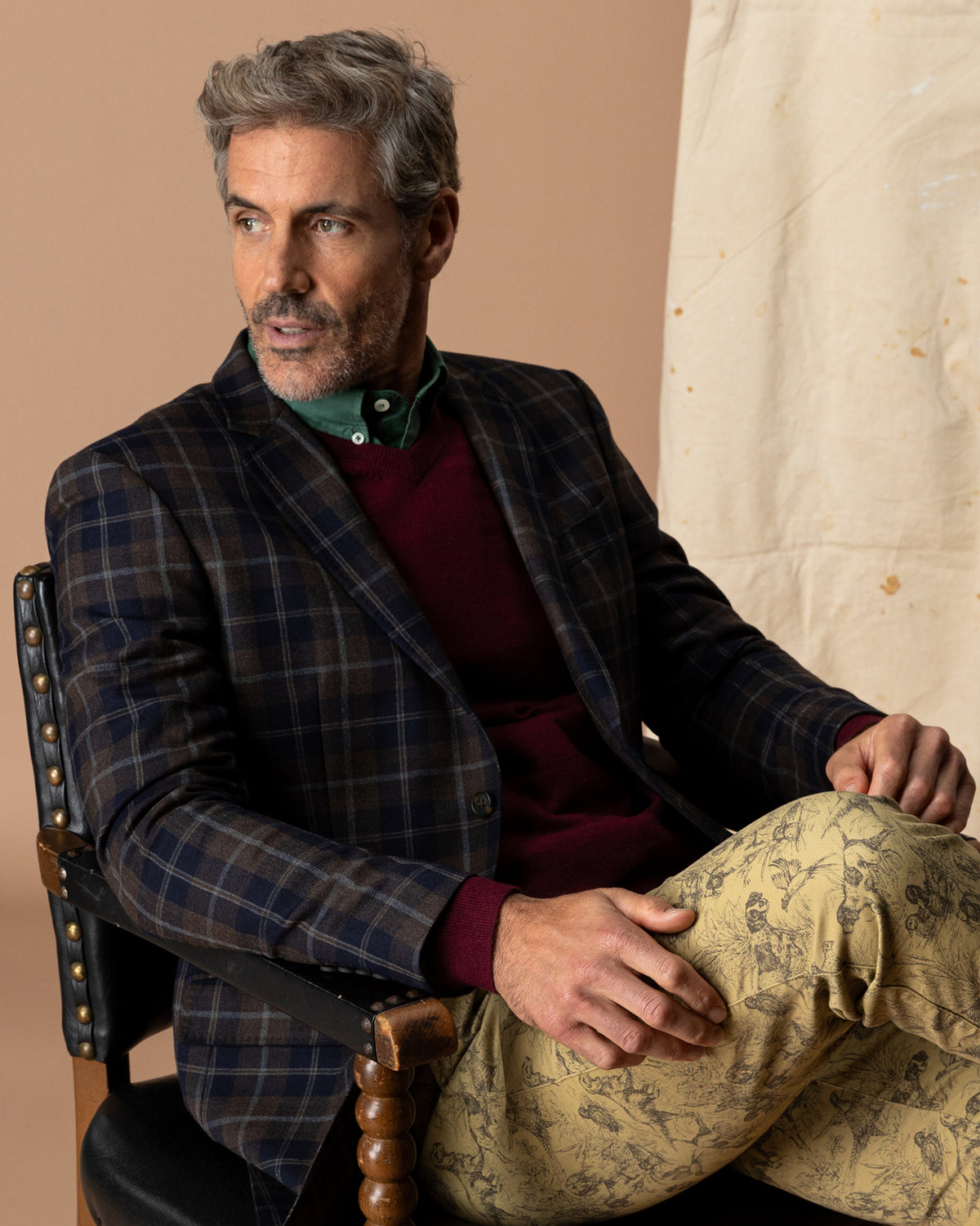 Sutherland Plaid Sport Coat - Coming Soon - Deep Navy