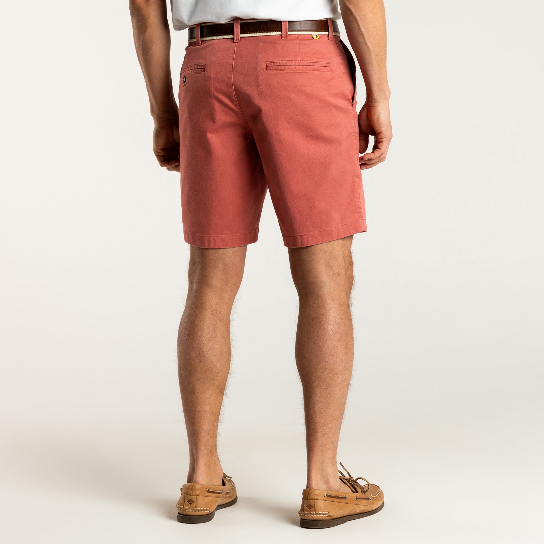 Red khaki deals shorts