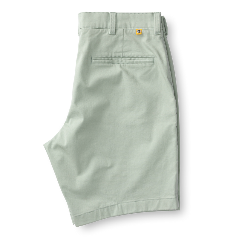9" Gold School Chino Short - Shadow Green