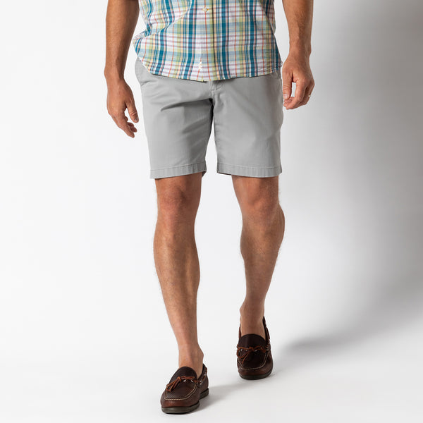 9" Gold School Chino Short - Limestone Grey