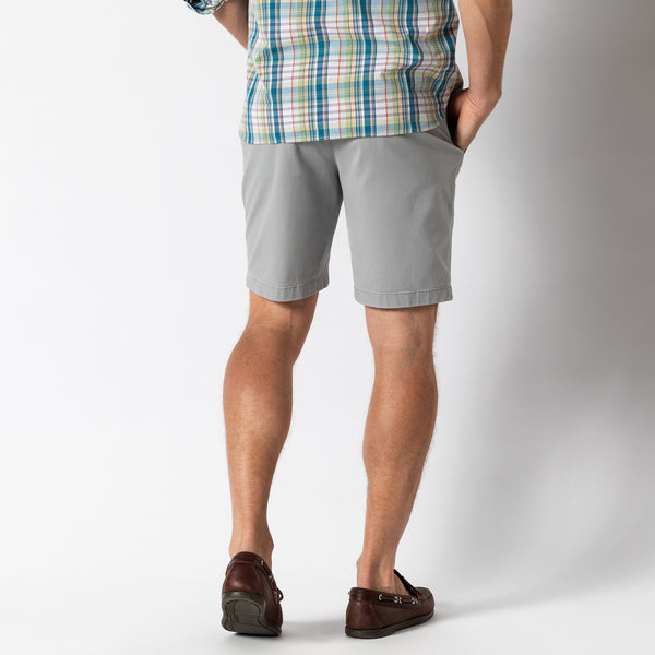 9" Gold School Chino Short - Limestone Grey