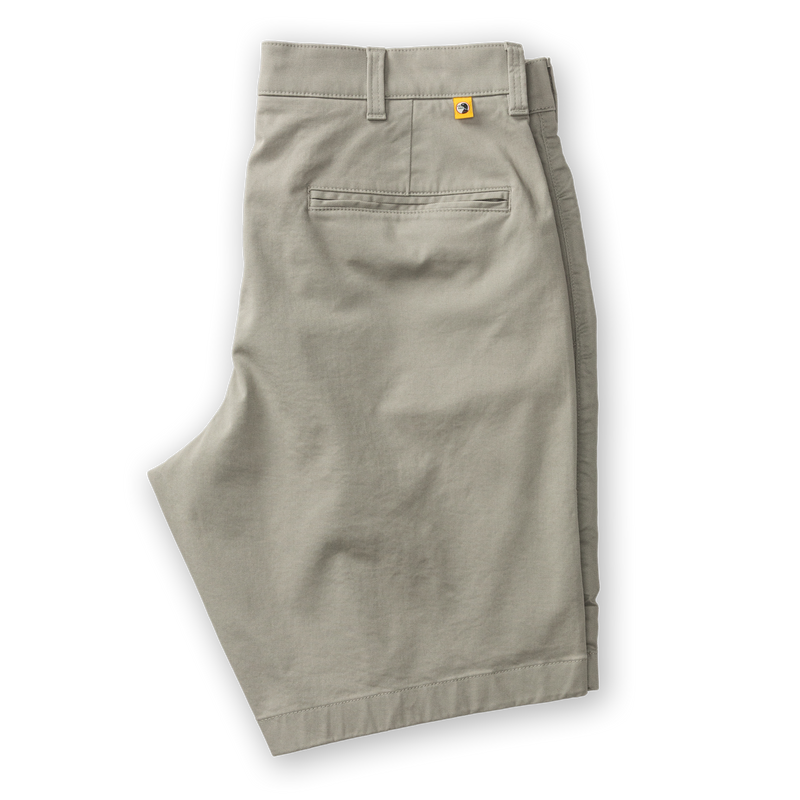 9" Gold School Chino Short - Dove Grey