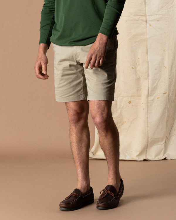9" Gold School Chino Short - Khaki