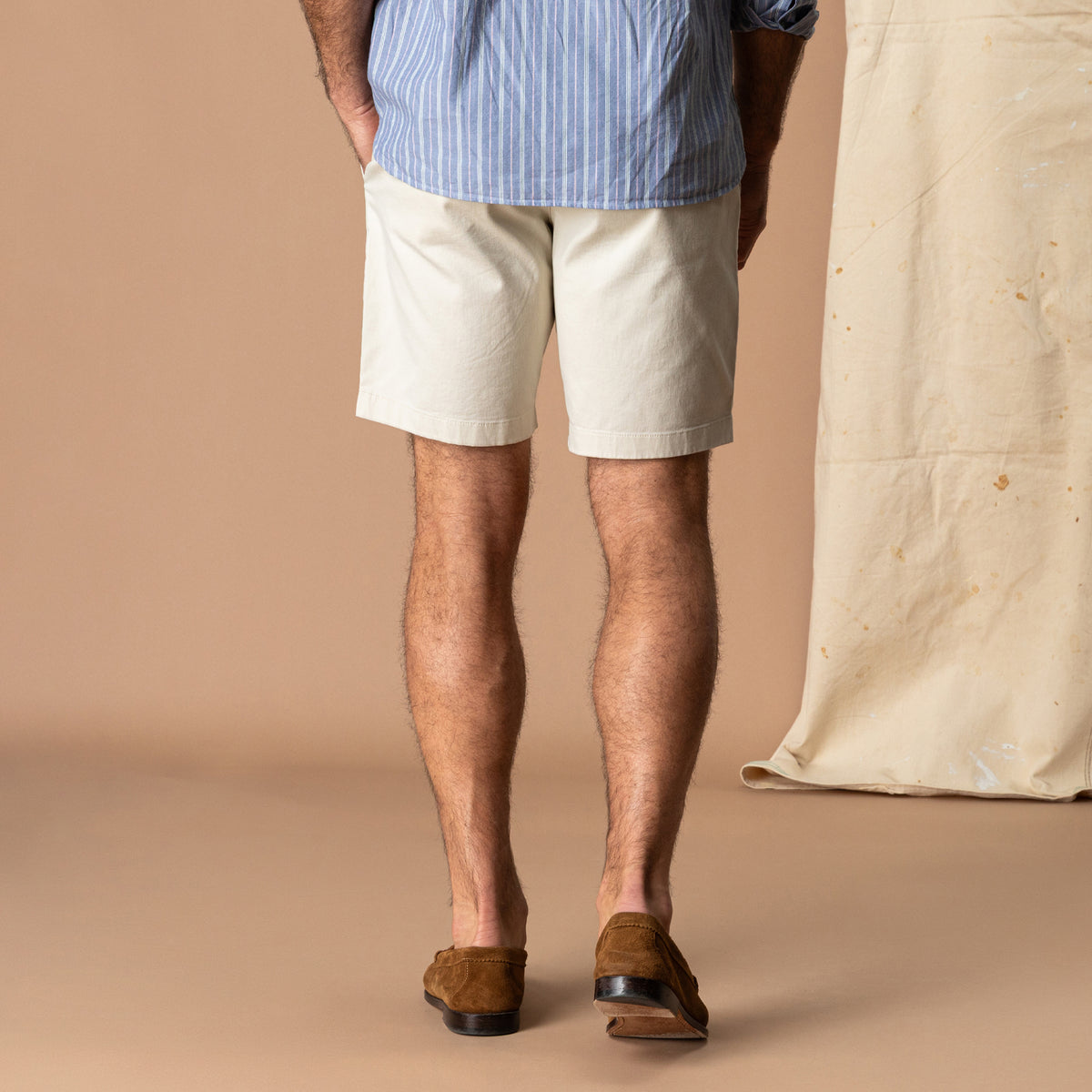 9" Gold School Chino Short - Stone