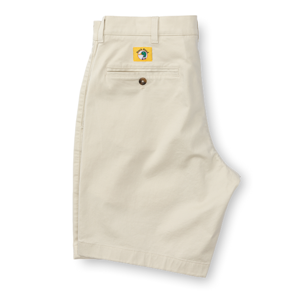 9" Gold School Chino Short - Stone Gold Patch