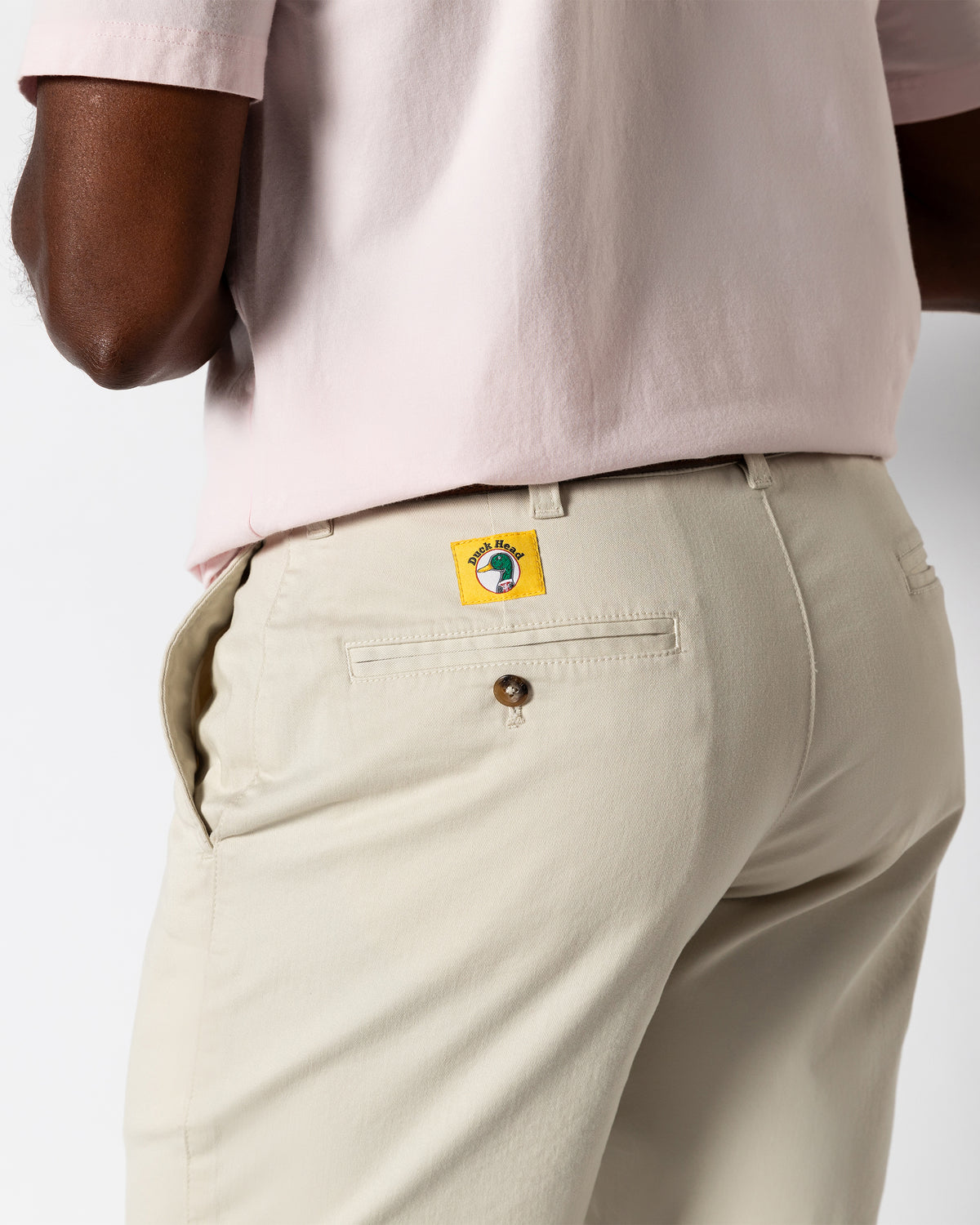 9" Gold School Chino Short - Stone Gold Patch