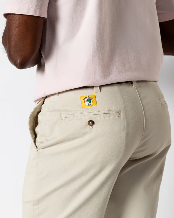 9" Gold School Chino Short - Stone Gold Patch