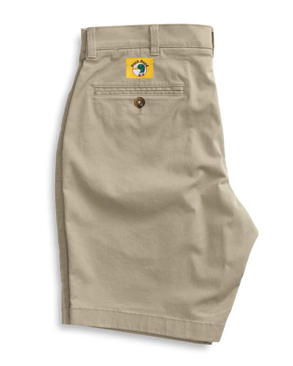 9" Gold School Chino Short - Khaki Gold Patch