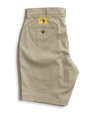 9" Gold School Chino Short - Khaki Gold Patch