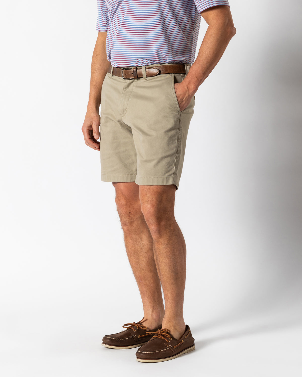 9" Gold School Chino Short - Khaki Gold Patch