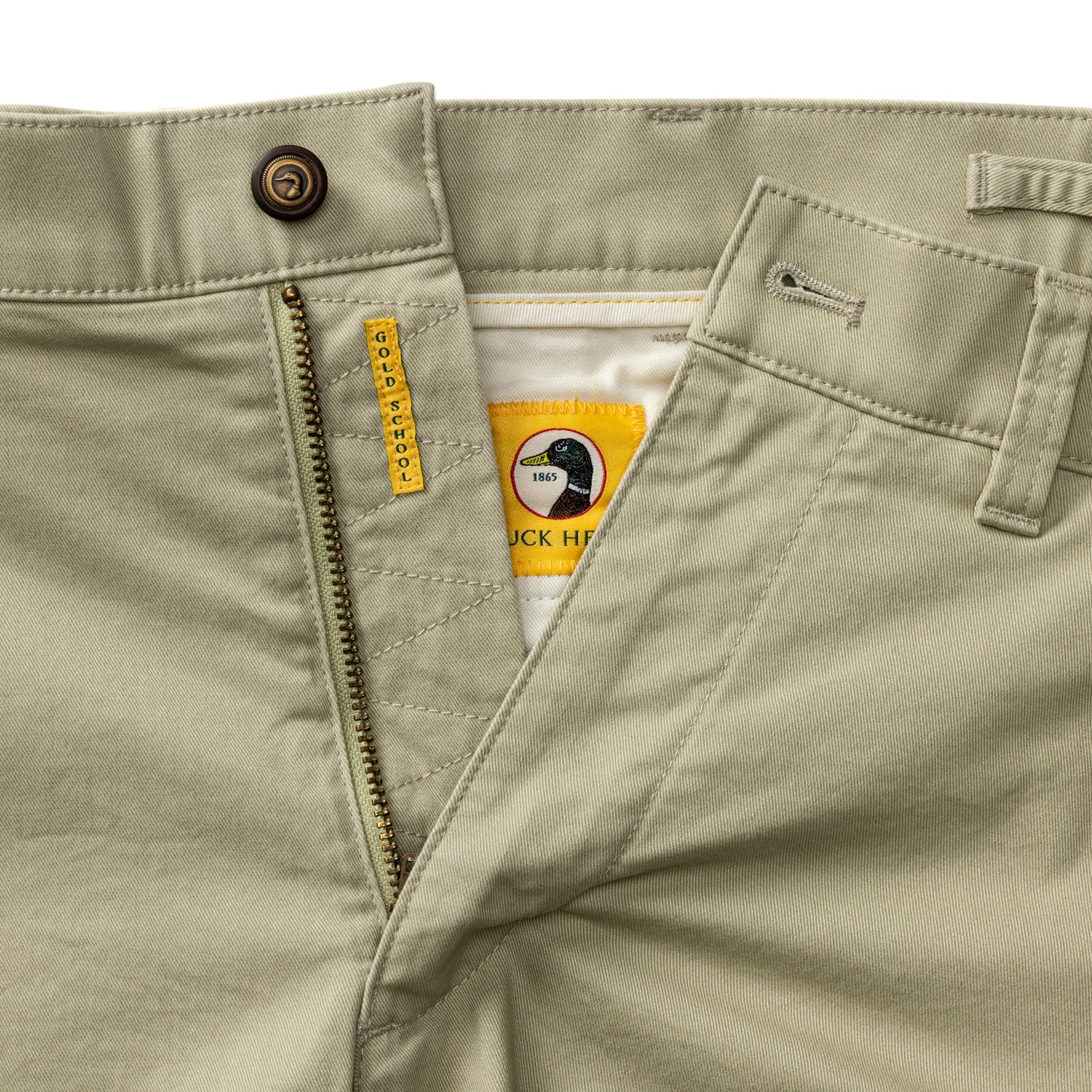 9" Gold School Chino Short - Sandstone