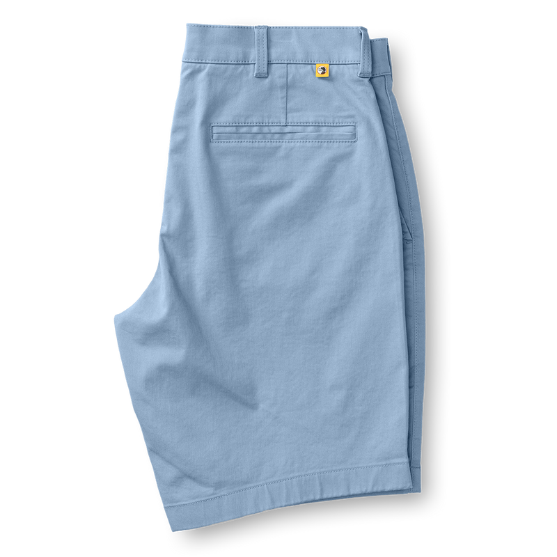 9" Gold School Chino Short - Chambray Blue