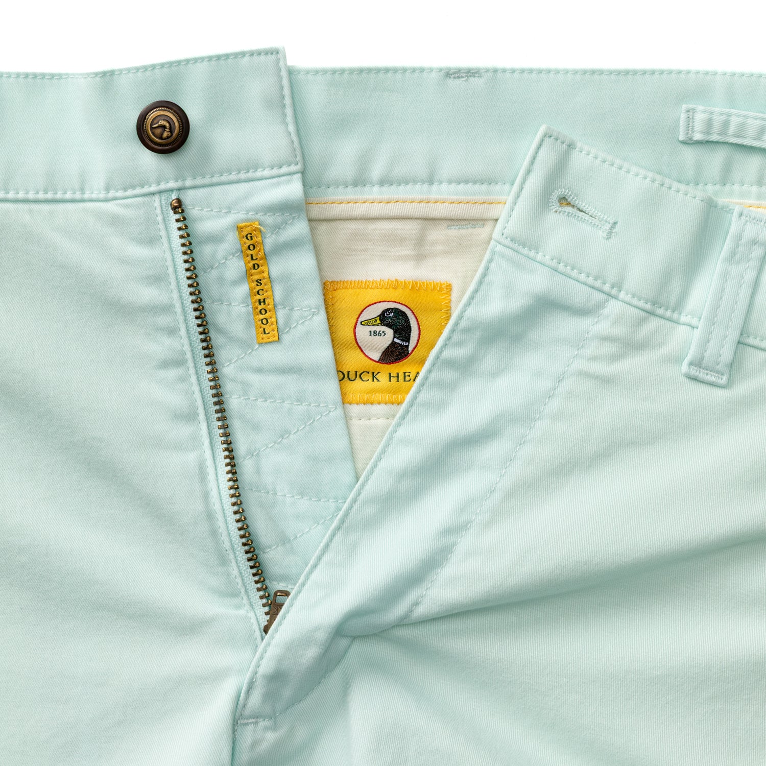 9" Gold School Chino Short - Icy Blue