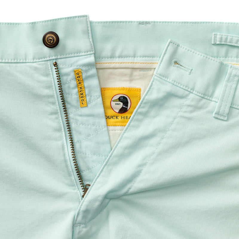 9" Gold School Chino Short - Icy Blue