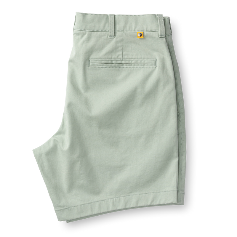 7" Gold School Chino Short - Shadow Green