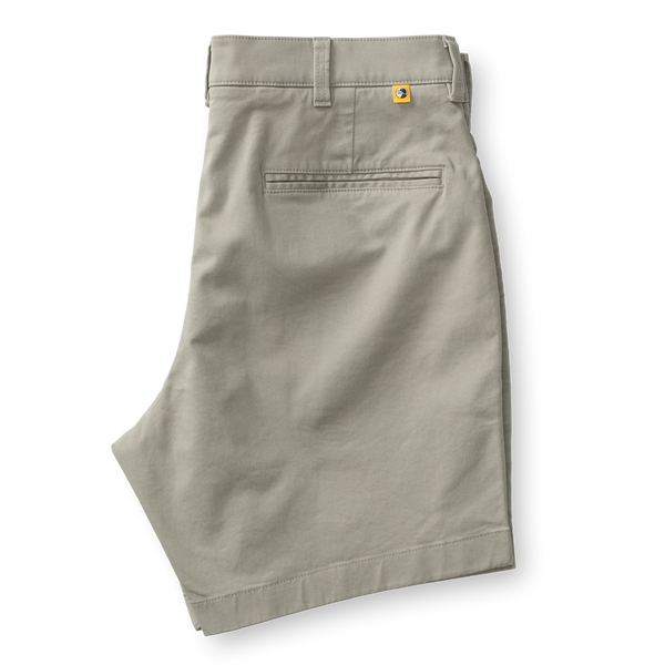 7" Gold School Chino Short - Dove Grey