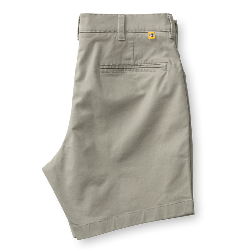 7" Gold School Chino Short - Dove Grey