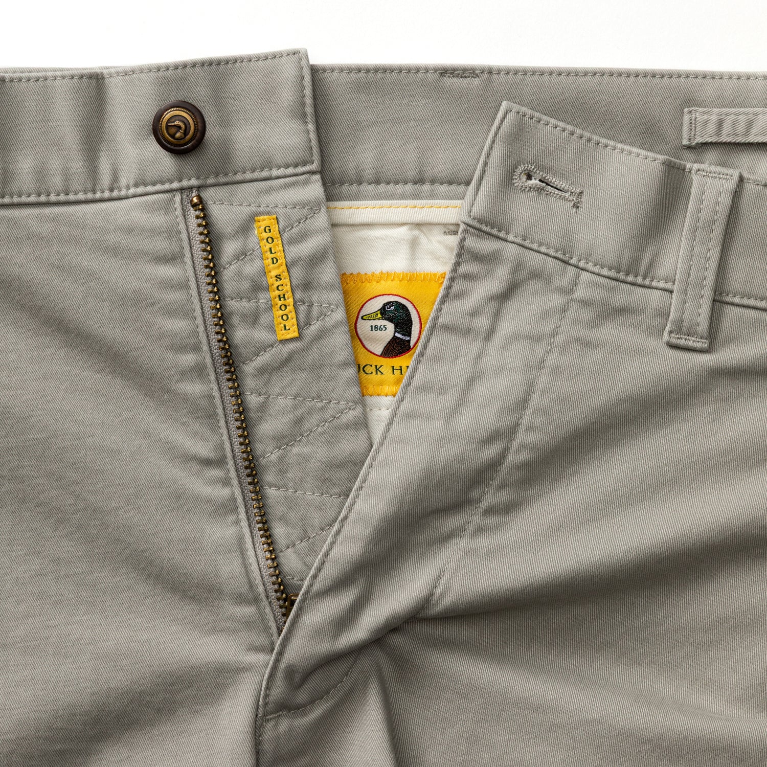 7" Gold School Chino Short - Dove Grey